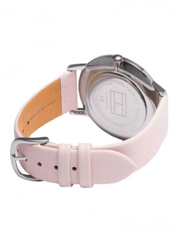 Women's Leather Analog Wrist Watch 1781973