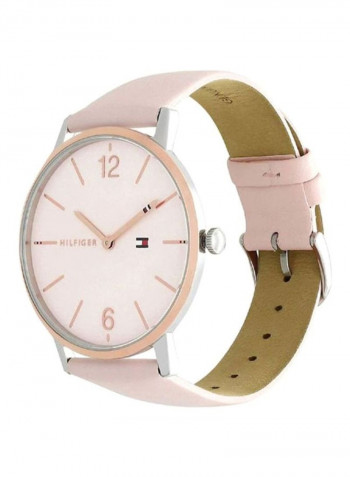 Women's Leather Analog Wrist Watch 1781973