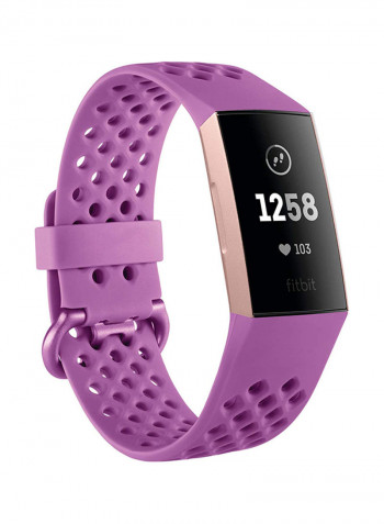 Charge 3 Advanced Health And Fitness Tracker Berry/Rose Gold