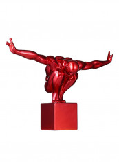 Diver Fiberglass Sculpture Red 2.25kg