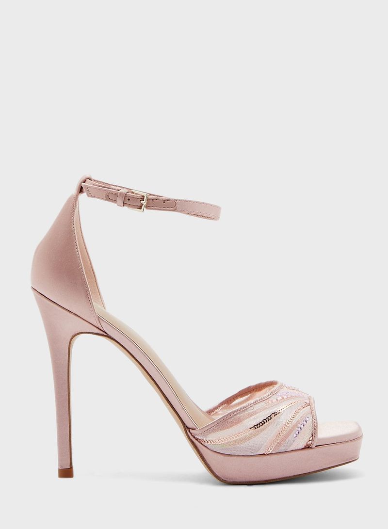 Wicoethiel High Heeled Sandals Pink