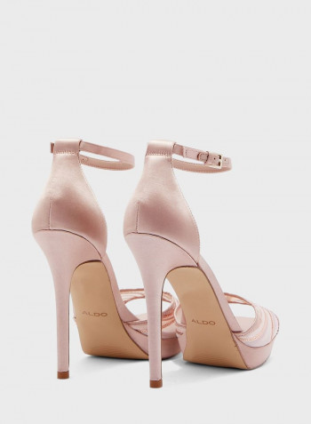 Wicoethiel High Heeled Sandals Pink