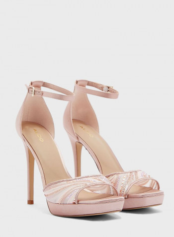 Wicoethiel High Heeled Sandals Pink