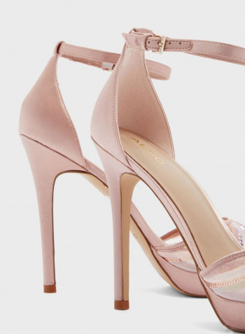 Wicoethiel High Heeled Sandals Pink