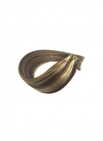20-Piece Straight Human Hair Extension 4-27 Piano Ombre 20inch