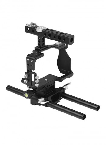 Camera Top Handle Cage Mount Black
