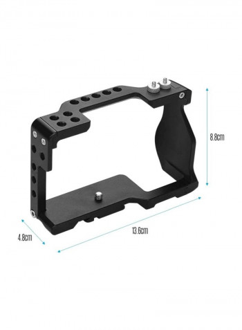 Camera Top Handle Cage Mount Black