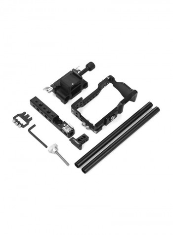 Camera Top Handle Cage Mount Black