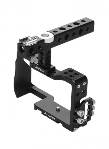 Camera Top Handle Cage Mount Black