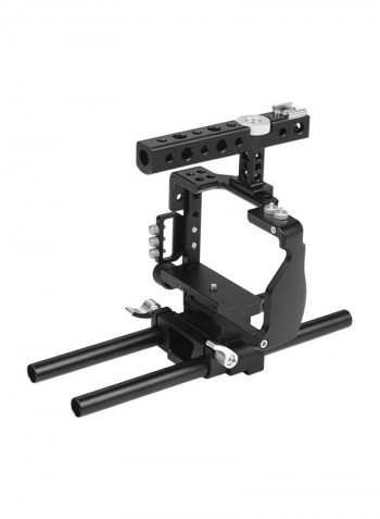 Camera Top Handle Cage Mount Black