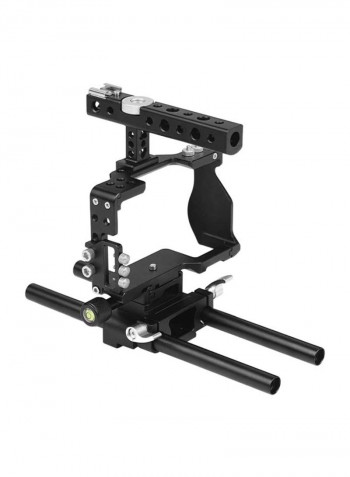 Camera Top Handle Cage Mount Black