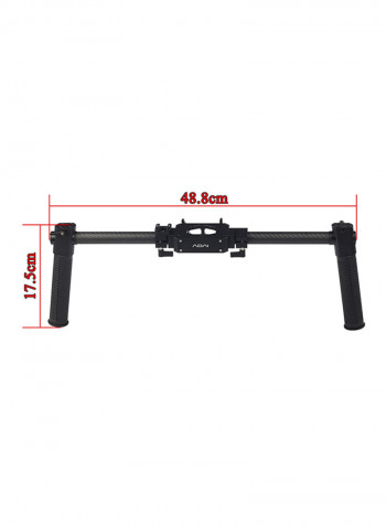 Dual Handle Grip Stabilizer Black