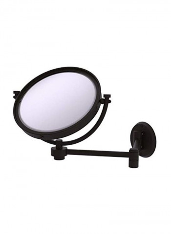 Wall Mounted Extends Mirror Brown/Clear 8x14inch