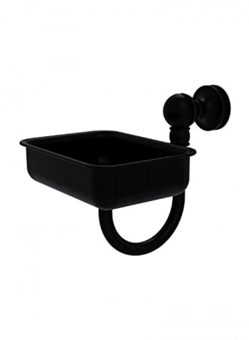 Mambo Collection Wall Mounted Soap Dish Matte Black 4.5x3.5x2inch