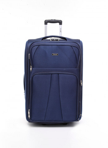 4-Piece Soft Trolley & Duffle Bags Set Navy