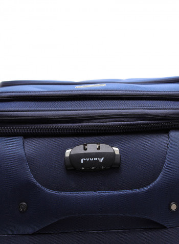 4-Piece Soft Trolley & Duffle Bags Set Navy