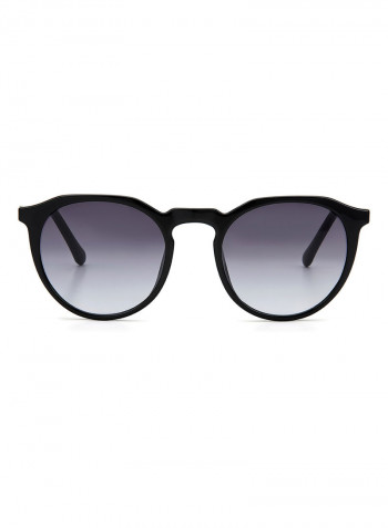 Men's Oval Frame Sunglasses - Lens Size: 49 mm