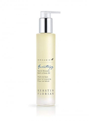 Organic Neroli Blossom Bath & Body Oil Moisturize Skin With Coconut And Jojoba Oils 100ml/3.4 Fl Oz