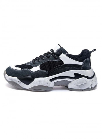 Casual Lace Up Athletic Shoes Black