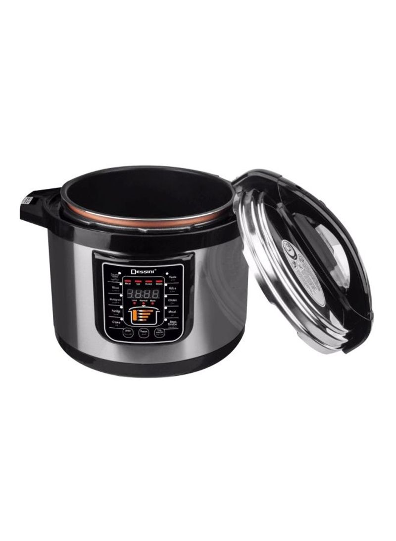 Regina Electric Pressure Cooker Silver/Black 8L