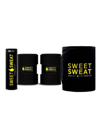 Sweet Sweat Premium Quality Waist Trimmer And Arm Trimmer With Workout Enhancer Stick