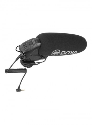 Video Camera Shot Gun Microphone Bm3032 8.2x4x2inch Black/White