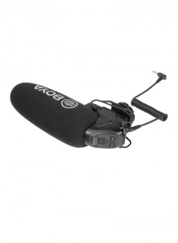 Video Camera Shot Gun Microphone Bm3032 8.2x4x2inch Black/White