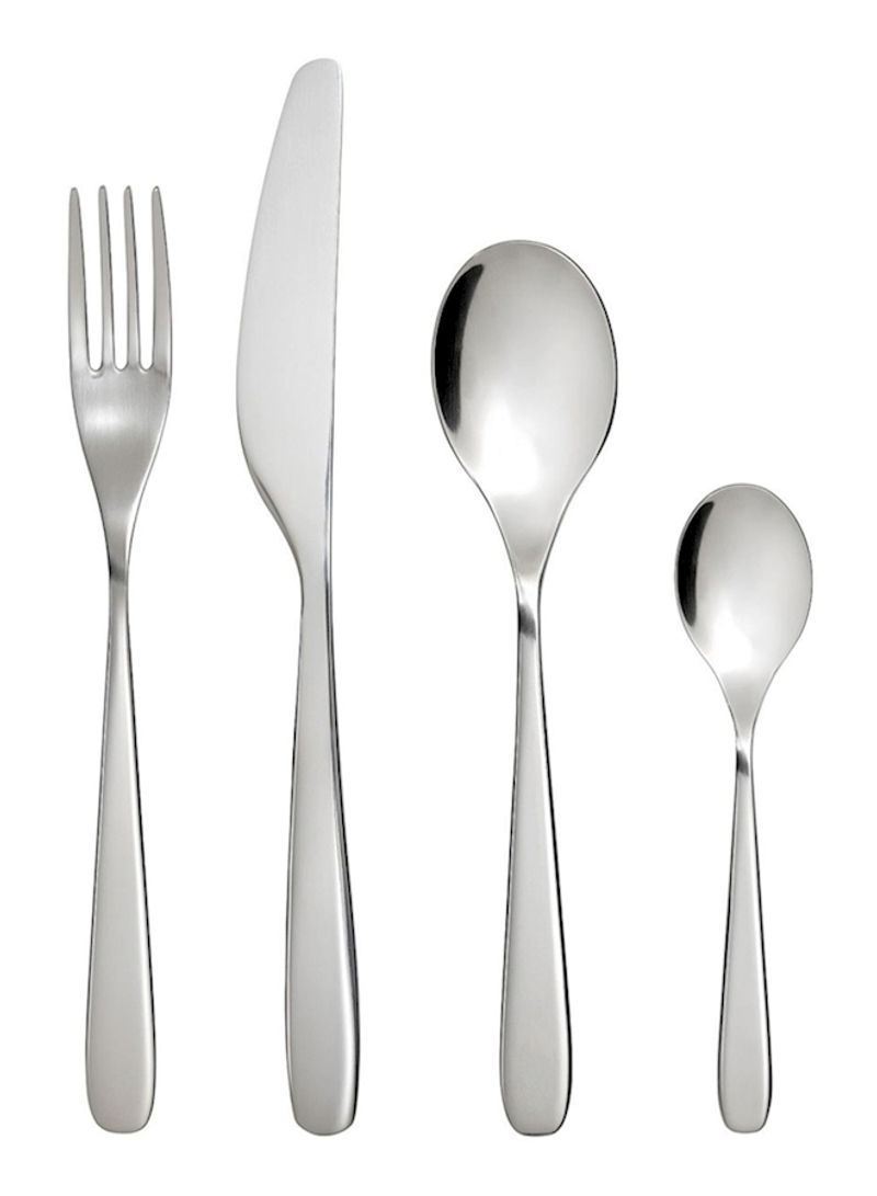 24-Piece Cutlery Set Silver