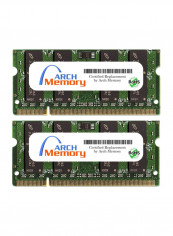 2-Piece SODIMM DDR2 RAM For HP Pavilion Entertainment dv6-1240el 2GB