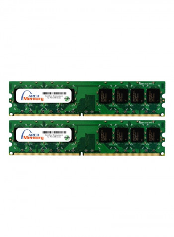 2-Piece UDIMM DDR2 RAM For Lenovo ThinkCentre M52 8215-15U 2GB