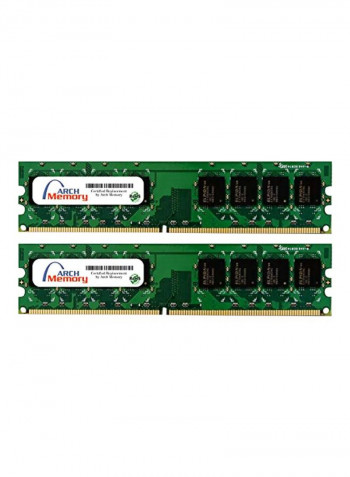 Pack Of 2 UDIMM DDR2 RAM For Lenovo ThinkCentre M52 8215-33U 2GB