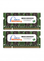 2-Piece SODIMM DDR2 RAM For HP Pavilion Entertainment DV7-1275EO 2GB