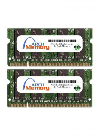 2-Piece SODIMM DDR2 RAM For HP Pavilion Entertainment DV7-1275EO 2GB