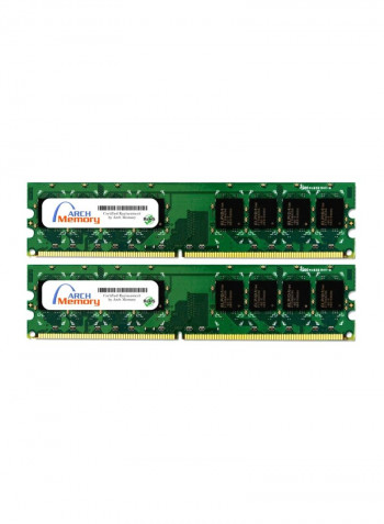 2-Piece SODIMM DDR2 RAM For HP Presario CQ40-518TU 2GB Multicolour