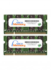 2-Piece SODIMM DDR2 RAM For HP TouchSmart IQ817jp 2GB