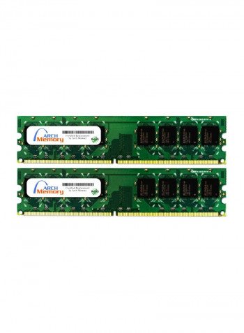 2-Piece UDIMM DDR2 RAM For HP Pavilion P6045CH 2GB