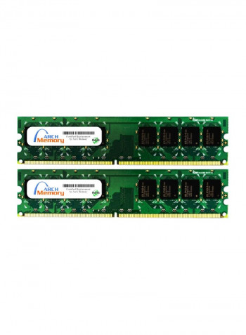 2-Piece UDIMM DDR2 RAM For Lenovo Think Centre M55P 6487 Series 2GB