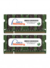 2-Piece SODIMM DDR2 RAM For HP Pavilion Entertainment dv7-1230et 2GB