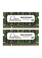 2-Piece SODIMM DDR2 RAM For HP Premium HDX X16-1299EB 2GB Multicolour