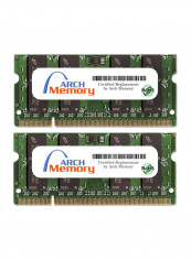 2-Piece SODIMM DDR2 RAM For HP Presario CQ40-510TU 2GB