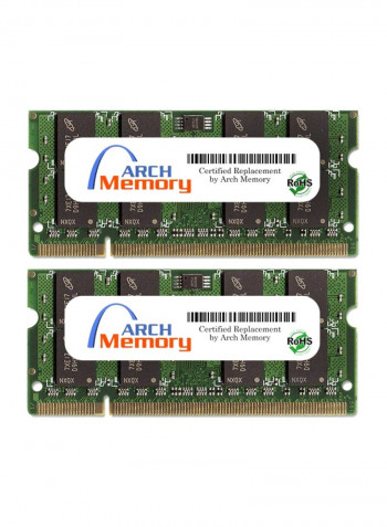 2-Piece SODIMM DDR2 RAM For HP Presario CQ40-510TU 2GB