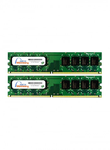 2-Piece UDIMM DDR2 RAM For HP Pavilion Elite M9655IT 2GB