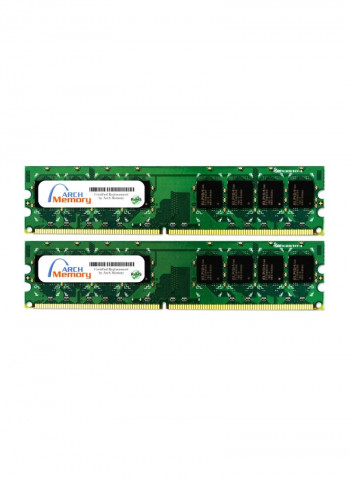 2-Piece UDIMM DDR2 RAM For Lenovo Think Centre M55P 8808-EFU 2GB