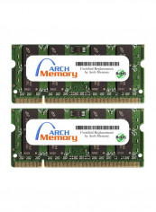 2-Piece SODIMM DDR2 RAM For HP Pavilion Entertainment DV6-1210ET 2GB Multicolour