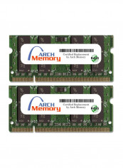 2-Piece SODIMM DDR2 RAM For HP Pavilion Entertainment DV7-1210EG 2GB