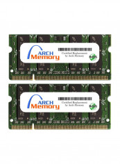 2-Piece SODIMM DDR2 RAM For HP Pavilion Entertainment dv7-1289eg 2GB Multicolour
