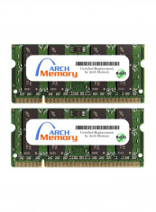 2-Piece SODIMM DDR2 RAM For HP Presario CQ40-621LA 2GB