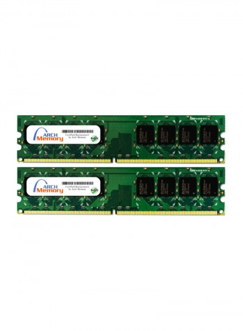 2-Piece UDIMM DDR2 RAM For Lenovo Think Centre M55P 8796-A23 2GB