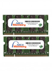 2-Piece SODIMM DDR2 RAM For Dell Latitude D530 2GB