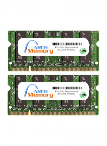 2-Piece DDR2 RAM For Asus B50 Series B50A 2GB